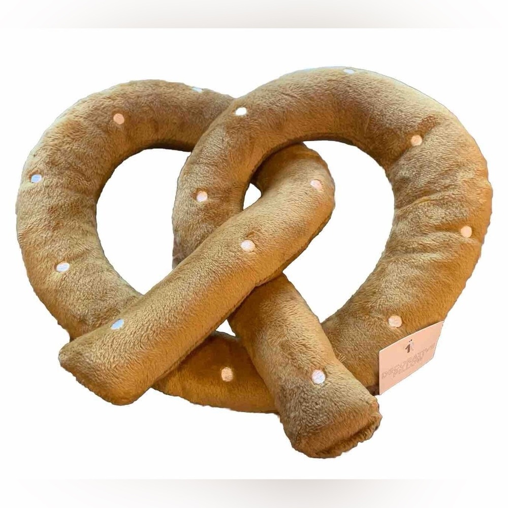 Novelty PRETZEL Food Throw Decorative Pillow Target Bullseye Playground